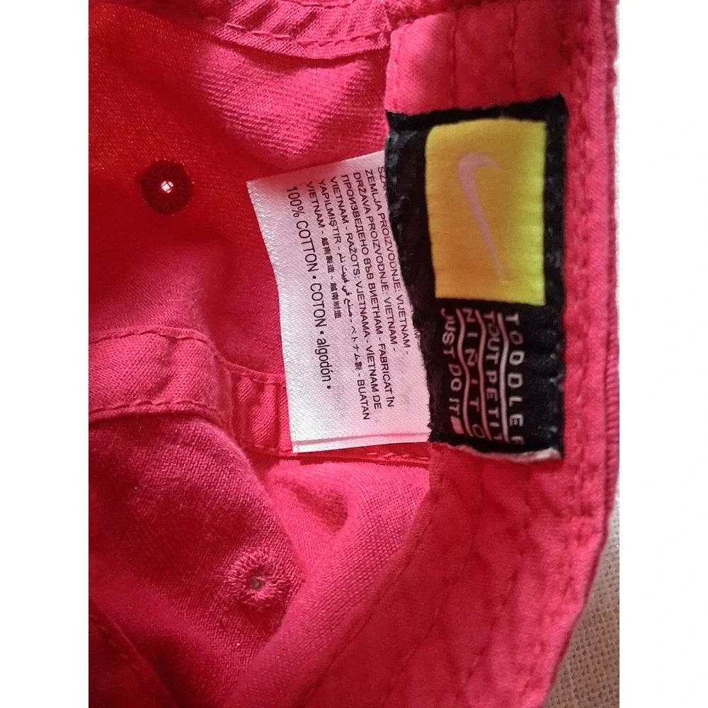 Nike Toddler Heritage86 Adjustable Hat Pink Cotton Twill Baseball Cap Swoosh